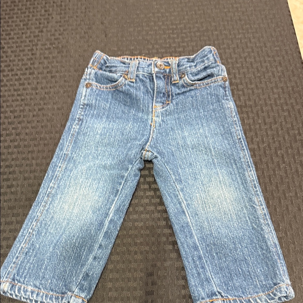Kids Blue Denim Jeans Cherokee Size 18 months EUC